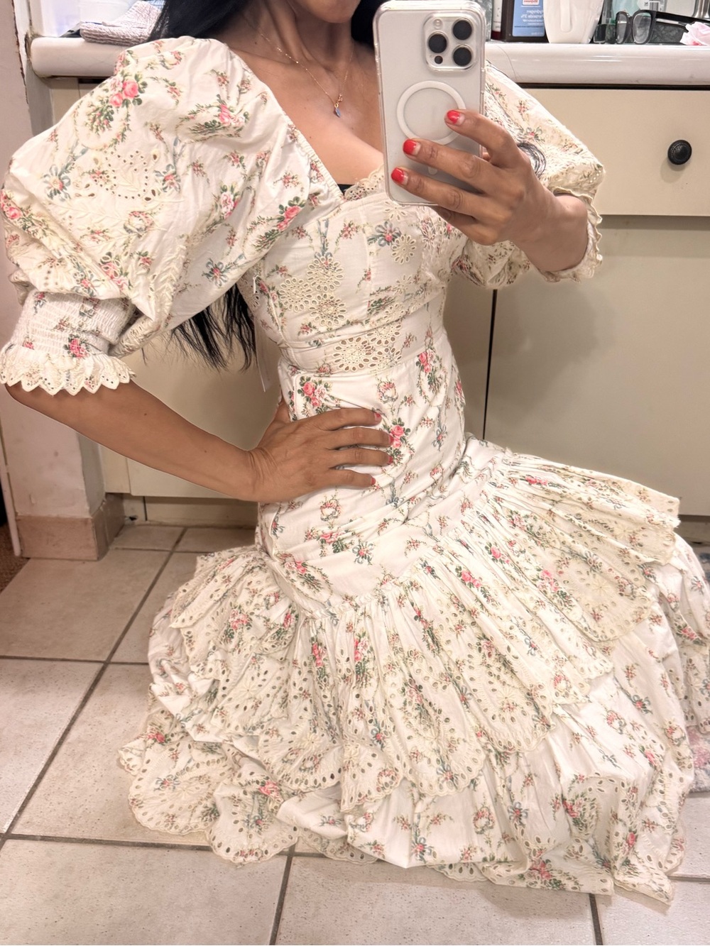 LoveShackFancy Toulon dress vanilla kisses